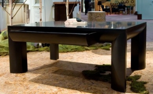 Coffee Table with Waterfall Apron